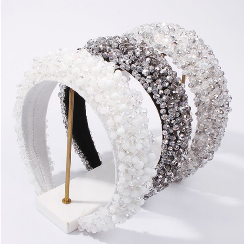 Handmade Beaded Statement Headbands